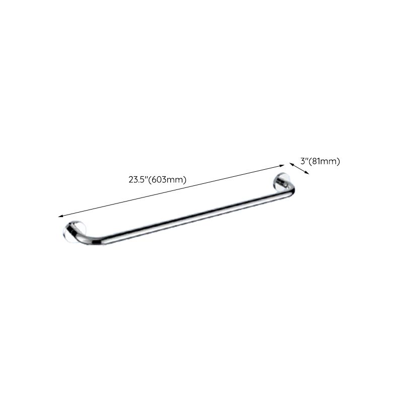 Lisslune | Contemporary bathroom accessory set made of aluminum with towel holder/bath shelf