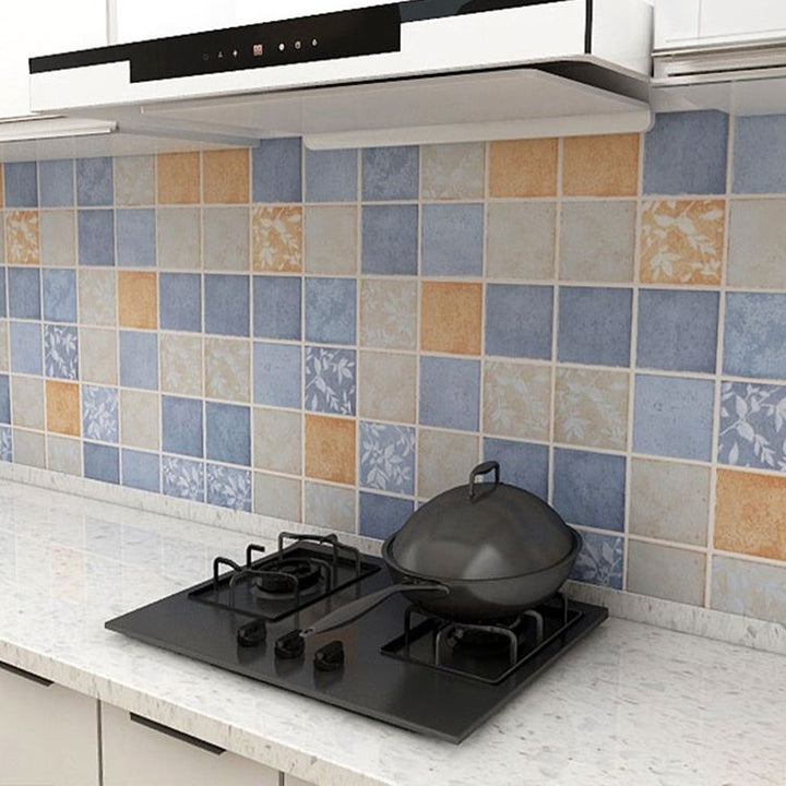 Lisslune | Grout Mosaic Peel & Stick Tile Waterproof Kitchen Backsplash Wallpaper