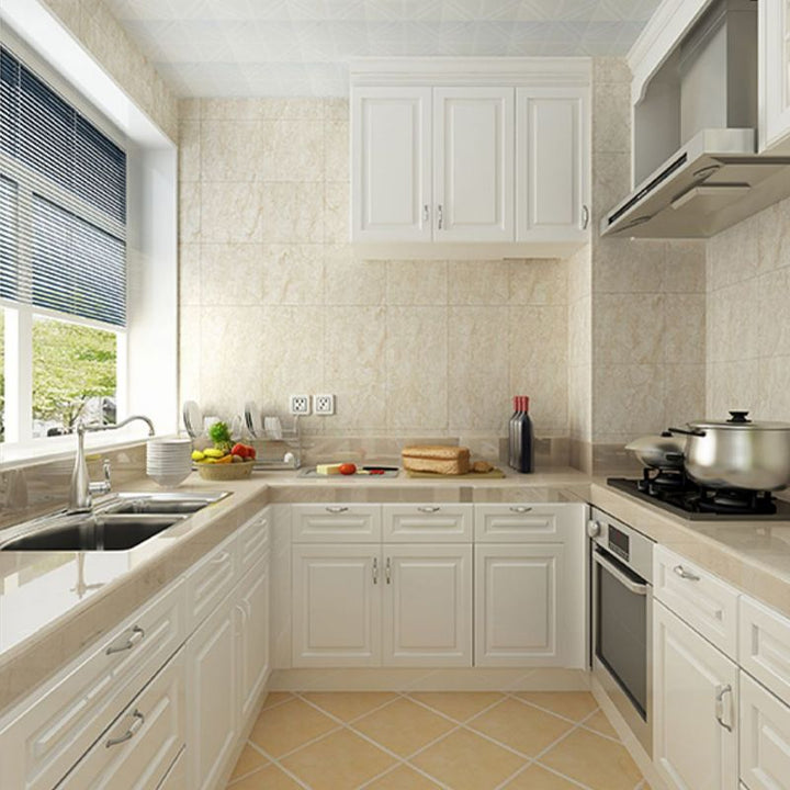 Lisslune | PVC Wall Panel Rectangle Waterproof Wall Cladding for the Living Room