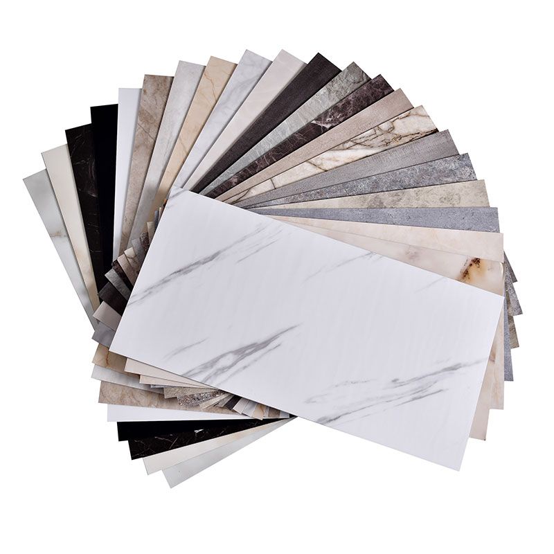 Lisslune | Modern PVC Peel and Stick Wall Tile Single Plate Wallpaper with Rectangular Shape
