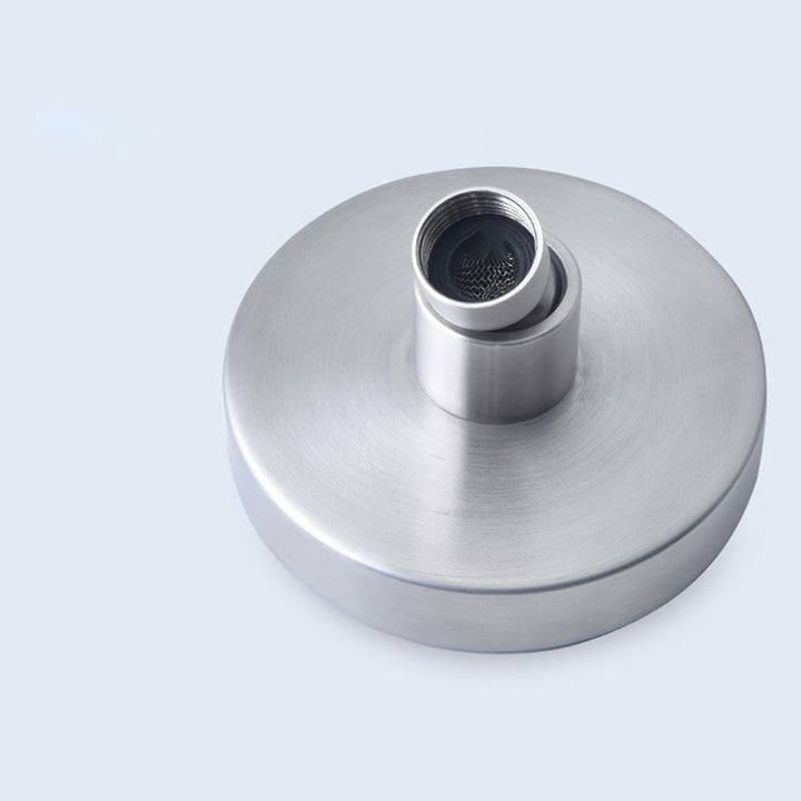Lisslune | Stainless Steel Shower Combination Round Fixed Shower Head with Shower Arm