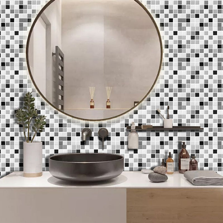 Lisslune | Waterproof Peel & Stick PVC Mosaic Tiles Mosaic Tiles Wallpaper