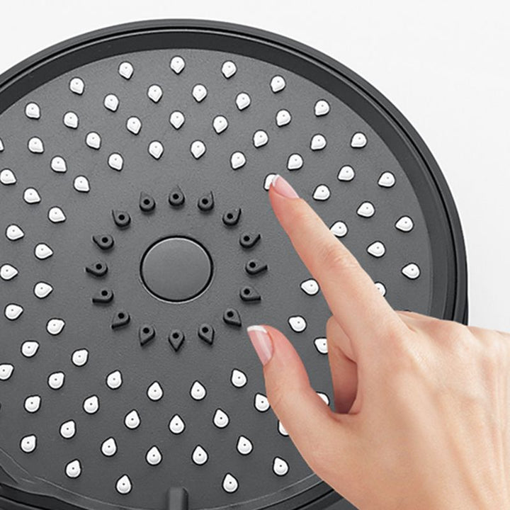 Lisslune | Bathroom Showerhead 3-Jet Massage Wall-Mounted Round Showerhead