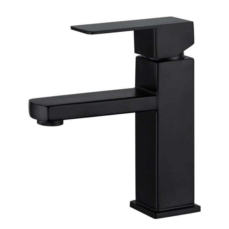 Lisslune | Modern sink faucet centerset bathroom sink faucet in black