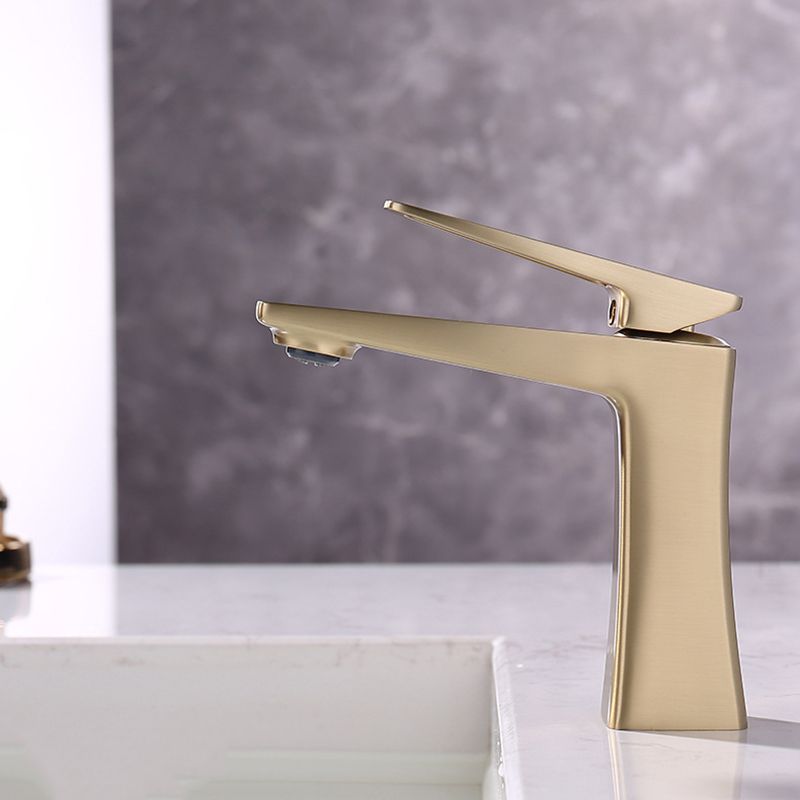 Lisslune | Glam Vessel Sink Faucet Brass Lever Handles with Drain Assembly Sink Faucet