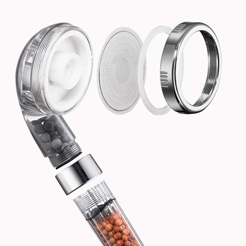 Lisslune | Bathroom Shower Head Rainfall Round Adjustable Shower Heads Ceiling Mounted Shower Head