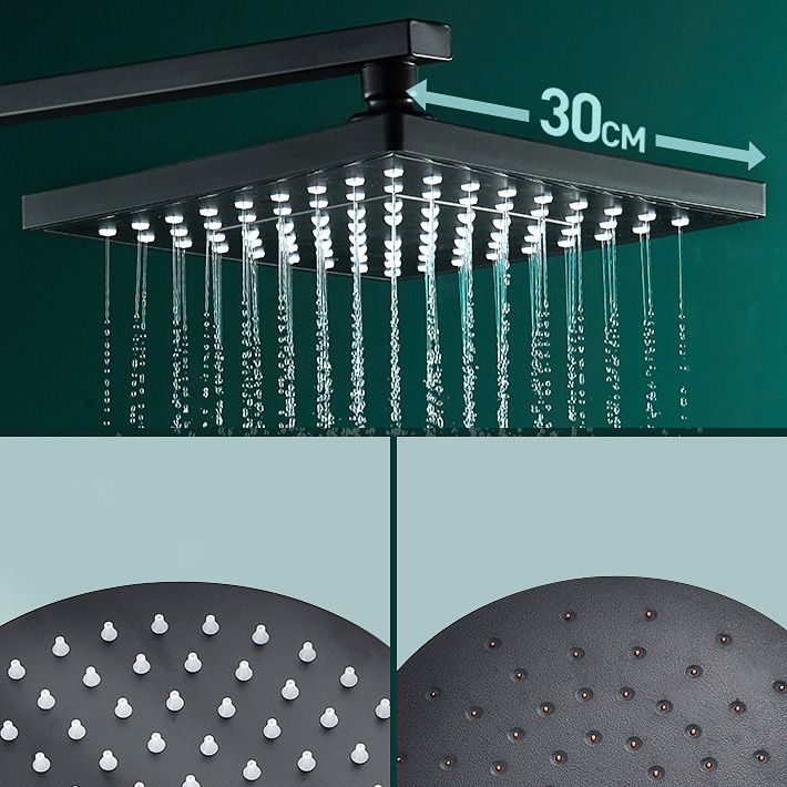 Lisslune | Adjustable spray sample shower combination metal shower fitting arm showerhead with slip bar