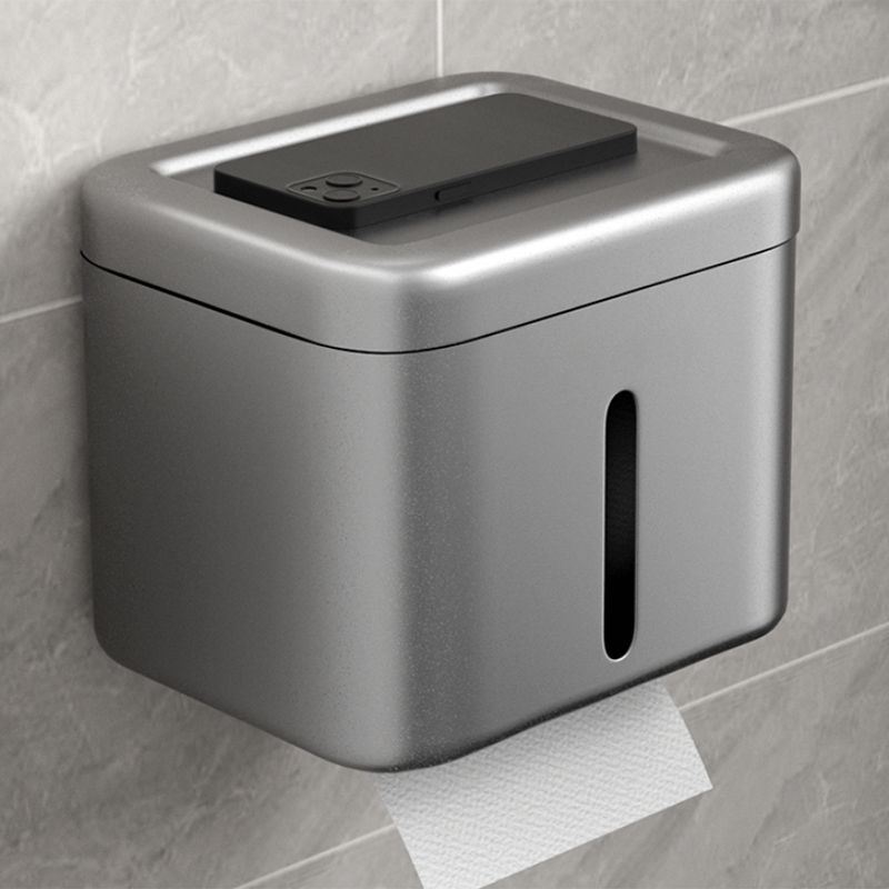 Lisslune | Modern Gray Bathroom Accessory Kit Paper Holder Bathroom Shelf Bathroom Hardware Set