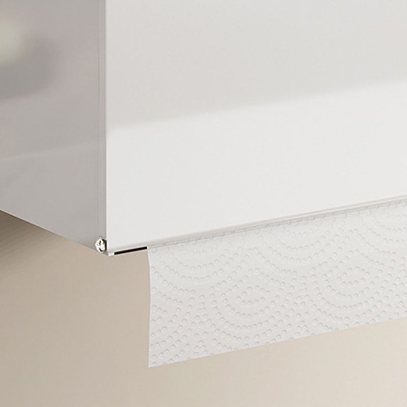 Lisslune | White Bathroom Accessories Set Contemporary Aluminum Bathroom Accessories Kit with Towel Rail