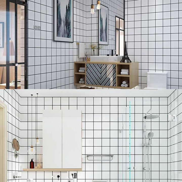 Lisslune | Modern Peel and Stick Tile Bathroom Single Tile Peel and Stick Tile