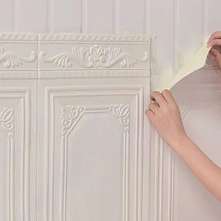 Lisslune | Classic Wall Access Door Peel and Stick 3D Embossed Wall Ceiling for the Living Room