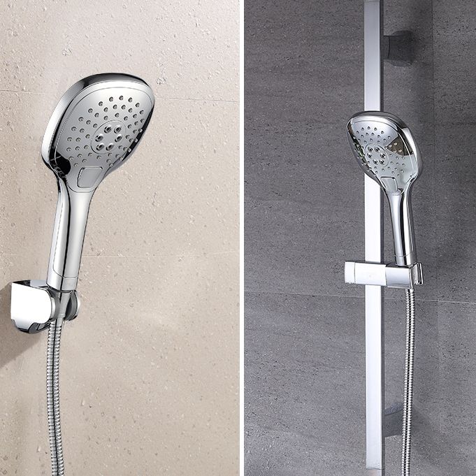 Lisslune | Wall Mounted Bathtub Faucet Trim Polished Chrome Swivel Spout with Hand Shower