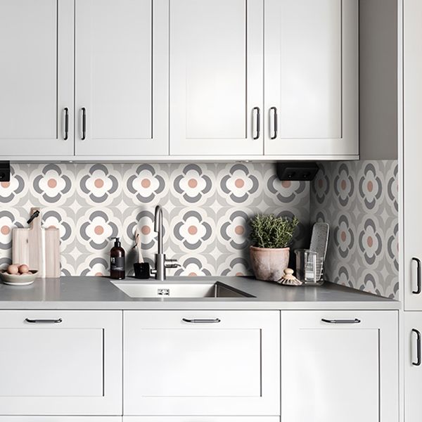 Lisslune | Square Peel-and-Stick Backsplash PVC Field Tiles Wallpaper with Waterproof