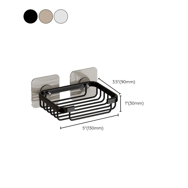 Lisslune | Modern Bathroom Accessories Set Bathroom Shelf Black/Silver/Gray Bathroom Accessories Set