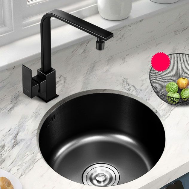 Lisslune | Contemporary Style Kitchen Sink Stainless Steel Kitchen Sink with Single Bowl