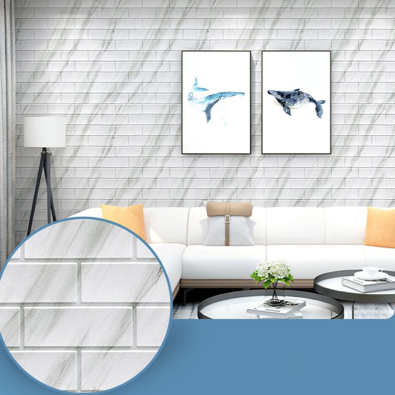 Lisslune | Industrial Wall Panel, 3D Brick Bathroom Wall Panels Set of 2