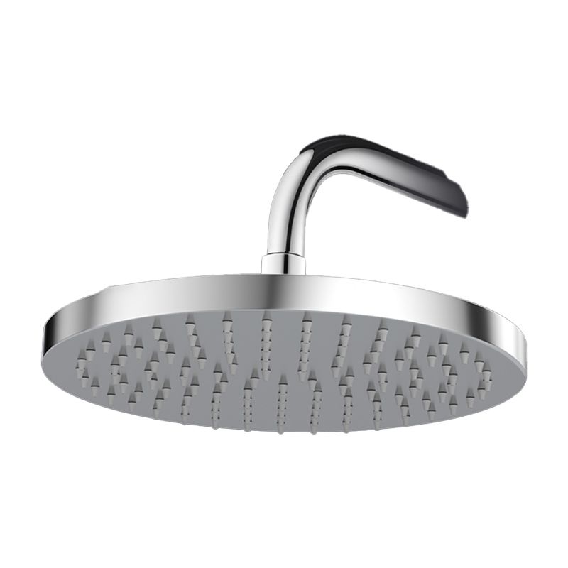 Lisslune | Metal Shower Combo Contemporary Fixed Shower Head with Round and Rectangular Shape