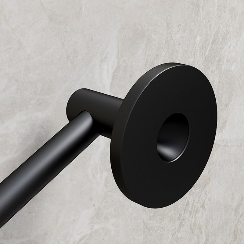 Lisslune | Aluminium Bathroom Hardware Set Black Bathroom Accessories Kit Towel Holder