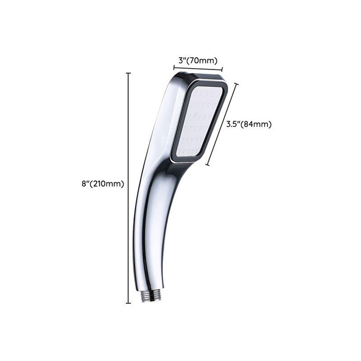 Lisslune | Bathroom Shower Head Square Rain Spray Stainless Steel Shower Head