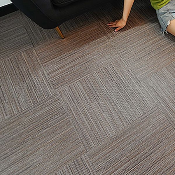 Lisslune | Square Scratch Resistant Plastic Floor Waterproof Peel & Stick Floor Tiles