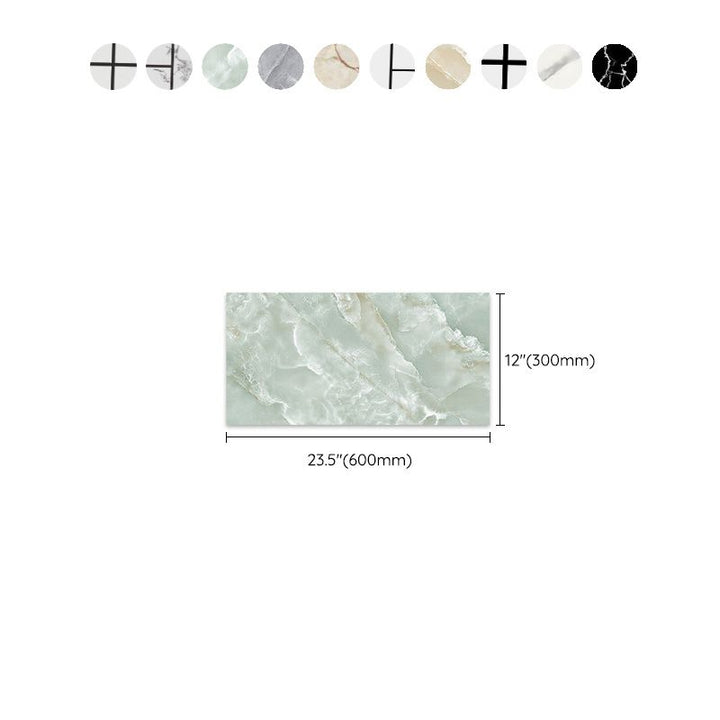 Lisslune | Modern Peel and Stick Tiles Rectangular Peel and Stick Back Wall Pack of 10