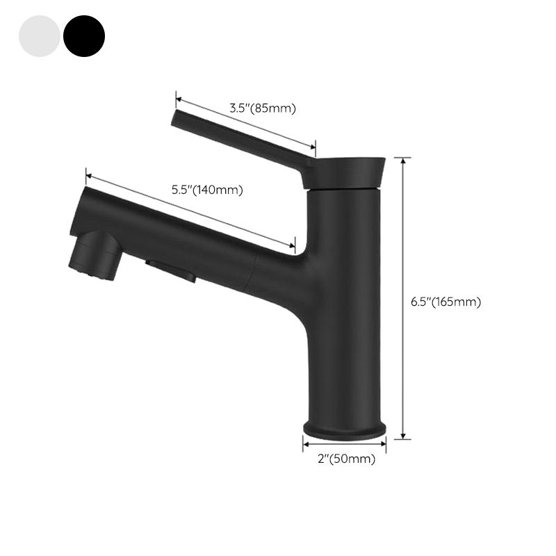 Lisslune | Modern Design Bathroom Faucet Single Lever Mixer with Water Hose