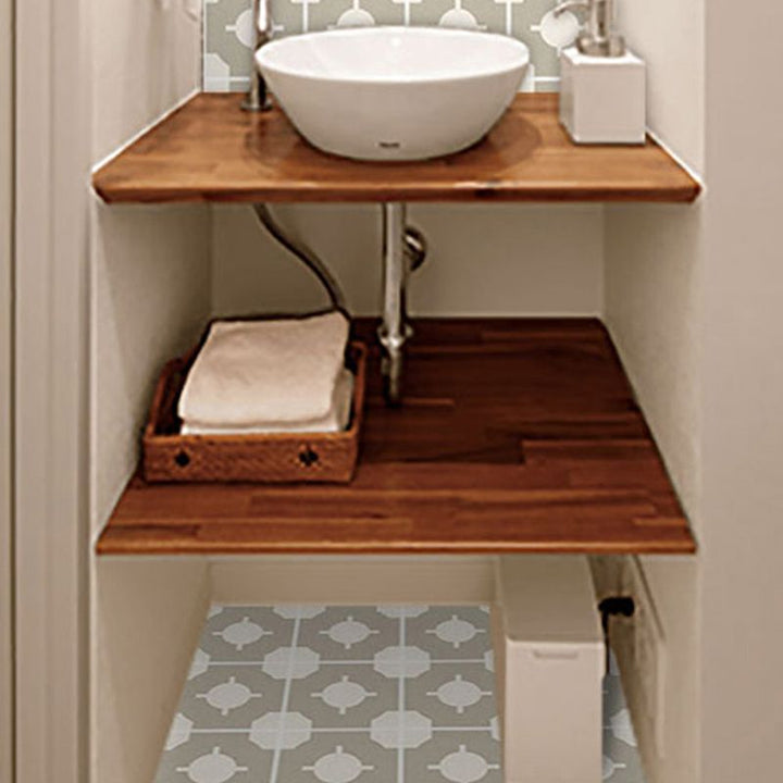 Lisslune | Square Indoor Print Vinyl Flooring Peel and Stick Waterproof Vinyl Flooring