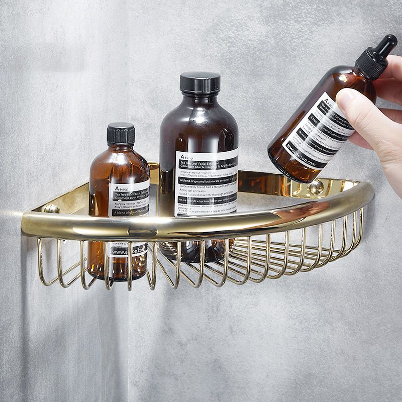 Lisslune | Traditional Brass Bathroom Accessories Set Bathroom Shelf Bathroom Accessories Set