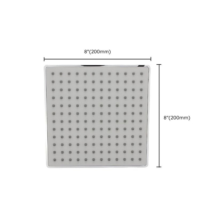 Lisslune | Contemporary Shower Combination Fixed Shower Head Chrome Ceiling Mounted Shower Head