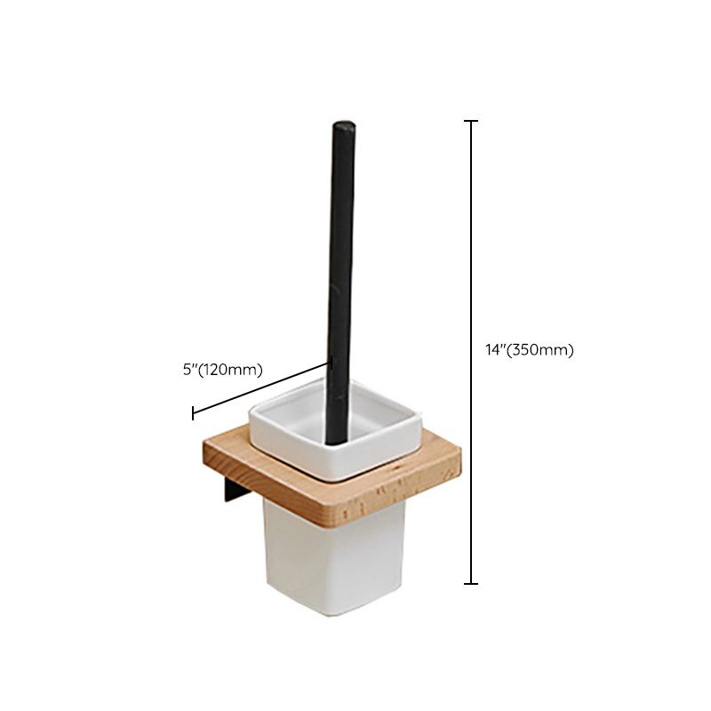 Lisslune | Metal and Wood Bathroom Accessories as Individual Piece or Set in Black