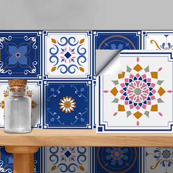 Lisslune | Square Peel & Stick Mosaic Tile PVC Waterproof Mosaic Tile Wallpaper