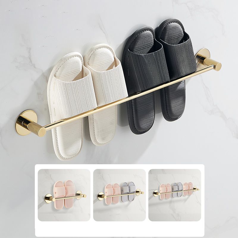 Lisslune | 2-piece bathroom accessory set modern stainless steel slipper rack