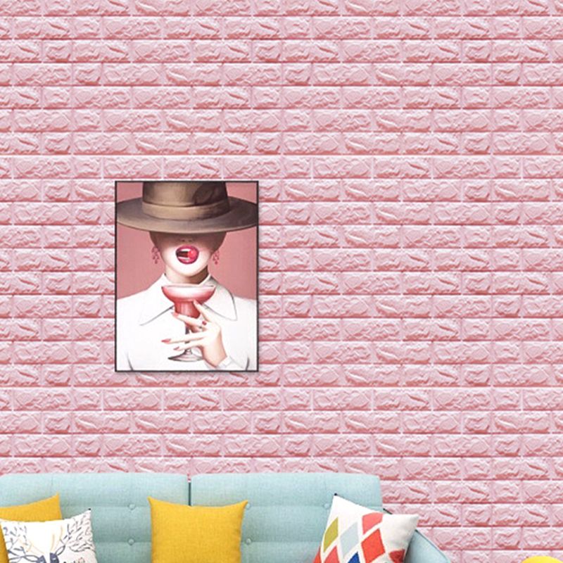 Lisslune | Modern Wall Shelf 3D Brick Bedroom and Living Room Wall Panels