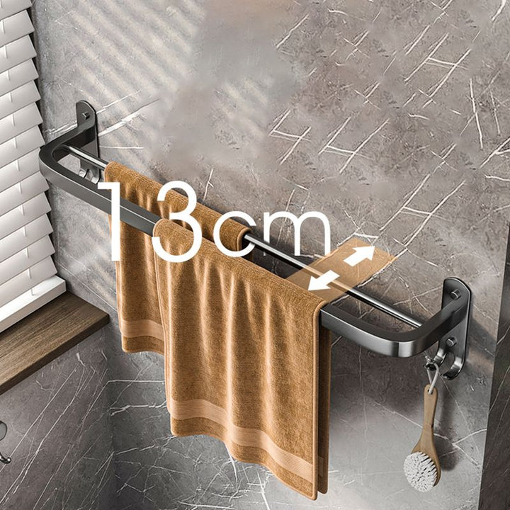 Lisslune | Modern gray bathroom accessory set bathroom shelf bath hardware set