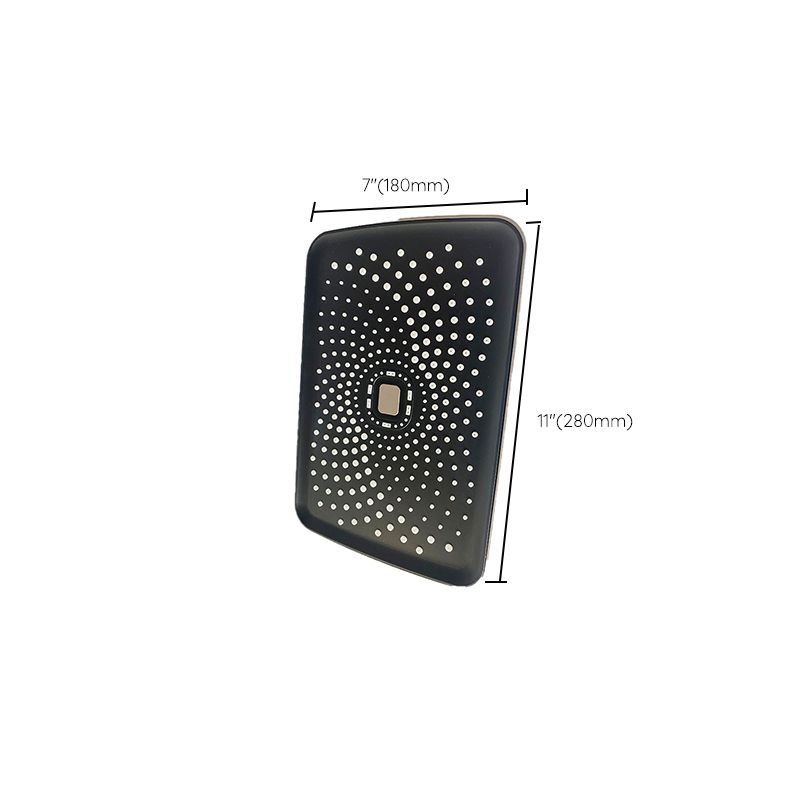 Lisslune | Black Large Shower Head Standard Spray Pattern with Hand Shower