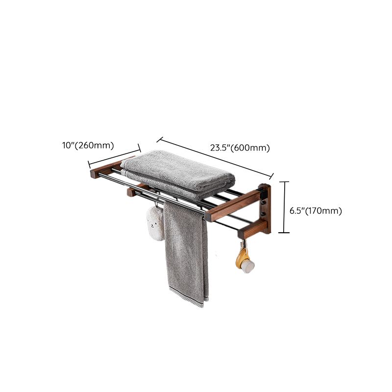 Lisslune | Modern black bathroom set bathroom shelf towel bar bathroom accessories set