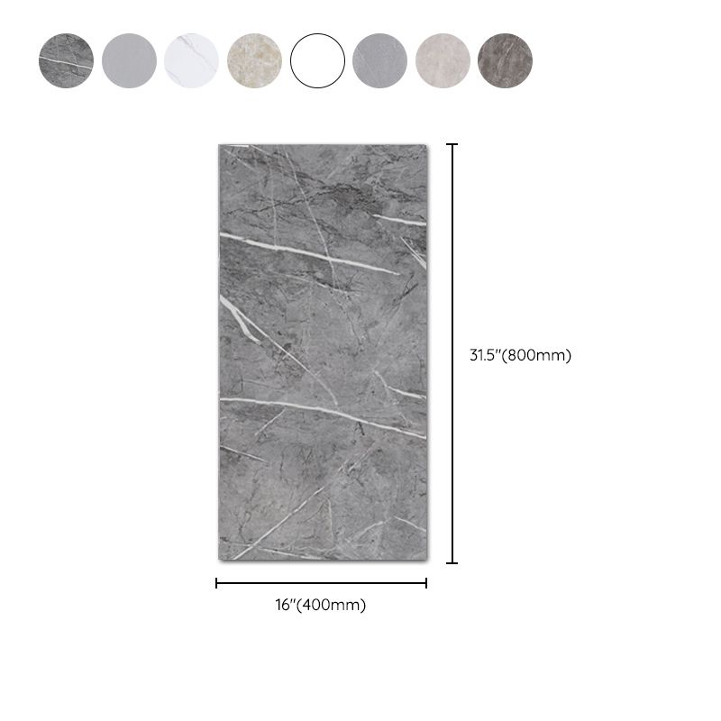 Lisslune | Marbleing Stain Resistant Tiles PVC Single Peel & Stick Tiles for Backsplash