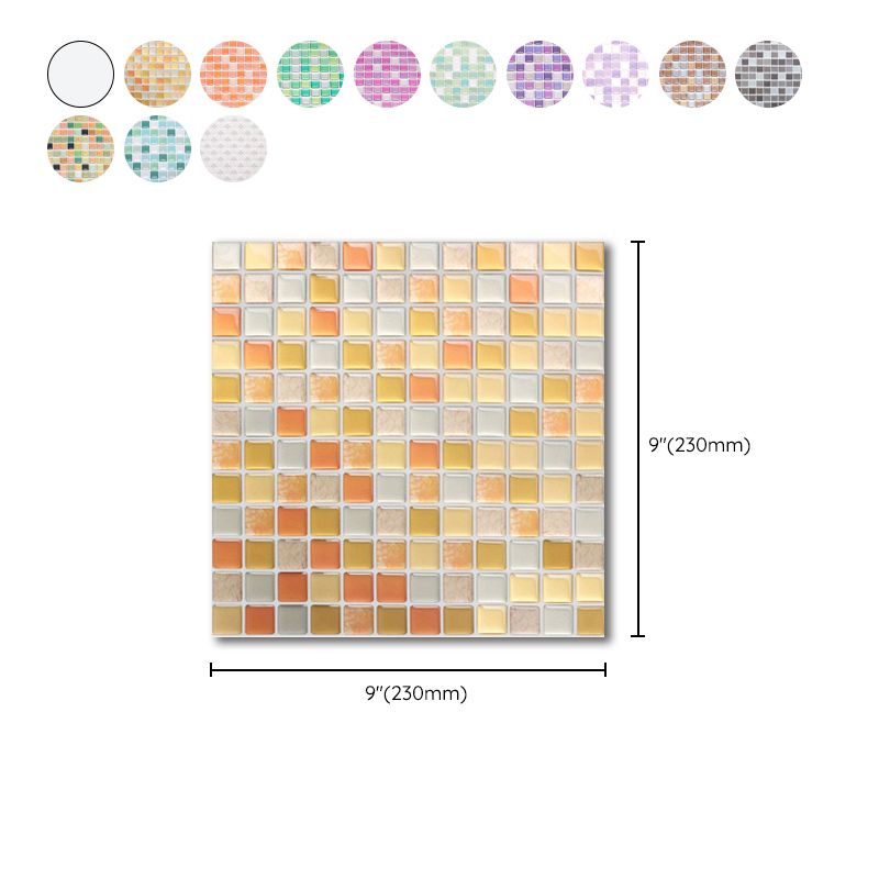 Lisslune | Colorful Mosaic Peel & Stick Tile Waterproof for Back Wall