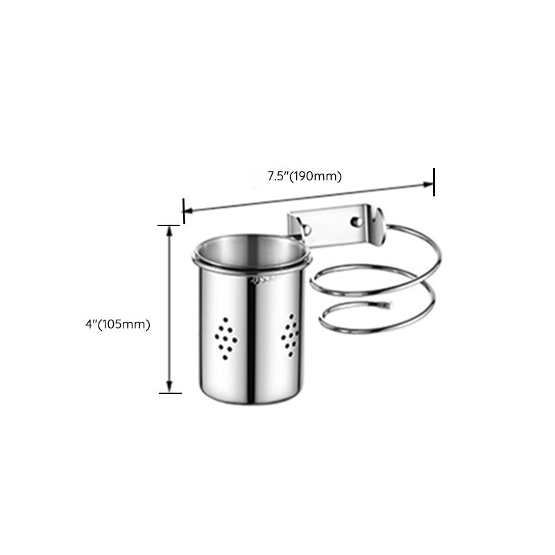 Lisslune | Modern Stainless Steel Bathroom Shelf Bathroom Accessories Hardware Set