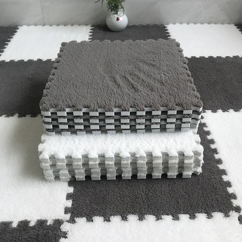Lisslune | Color-Fading-Resistant Carpet Tile Solid Interlocking Carpet Tile