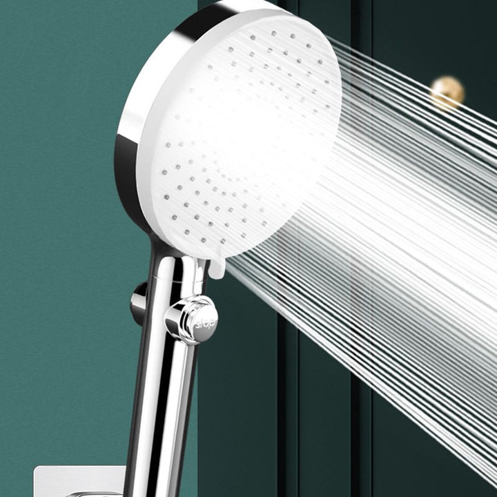 Lisslune | Modern Shower Head Handheld Plastic Round Self-Cleaning Shower Head