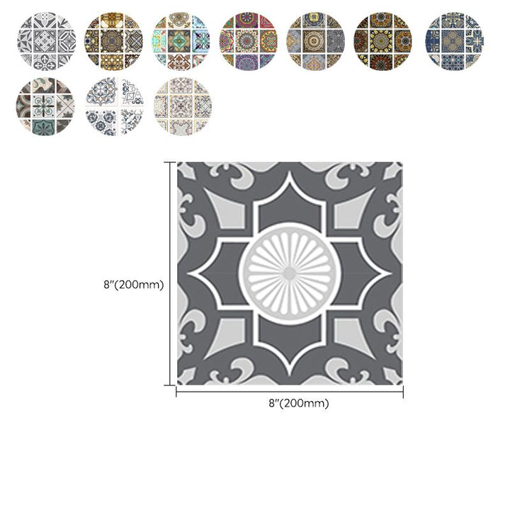 Lisslune | Square Peel & Stick Mosaic Tiles PVC Mosaic Tiles Wallpaper with Waterproof