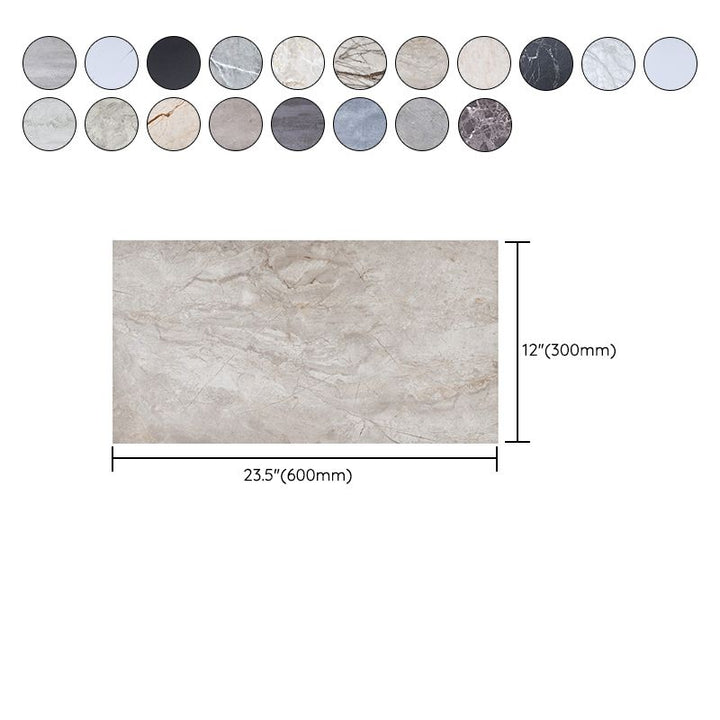 Lisslune | PVC Peel and Stick Wall Tile Rectangular Peel & Stick Field Tile