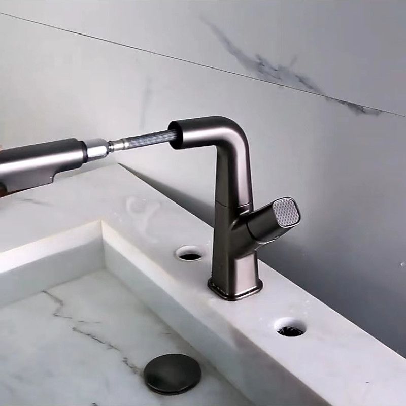 Lisslune | Single-Lever Faucet Contemporary Style Basin Faucet for Bathroom