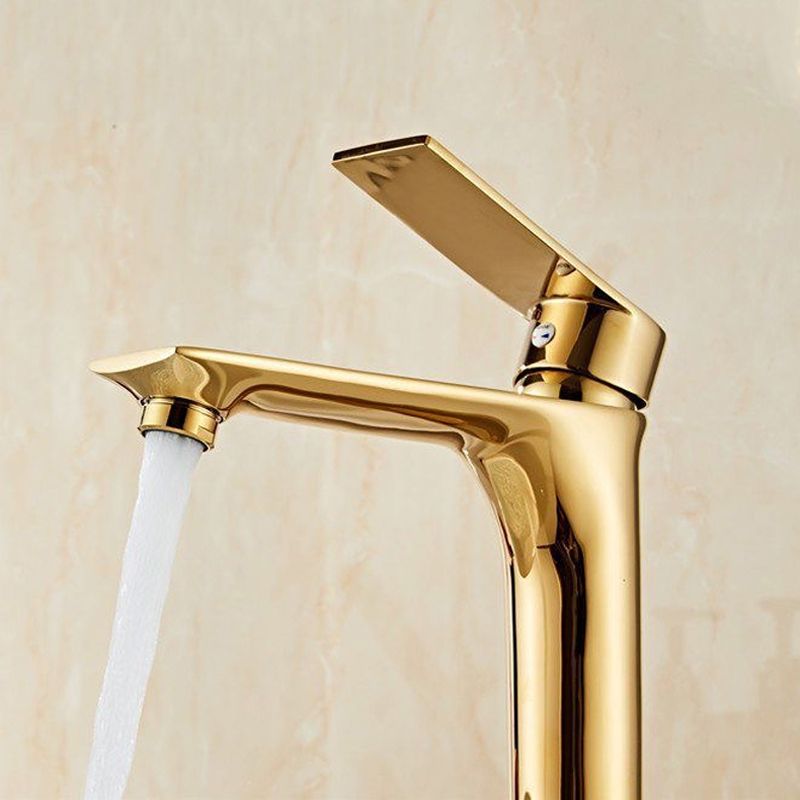 Lisslune | Glam Vessel Sink Faucet Brass Lever Handles with Water Hose Sink Fixture