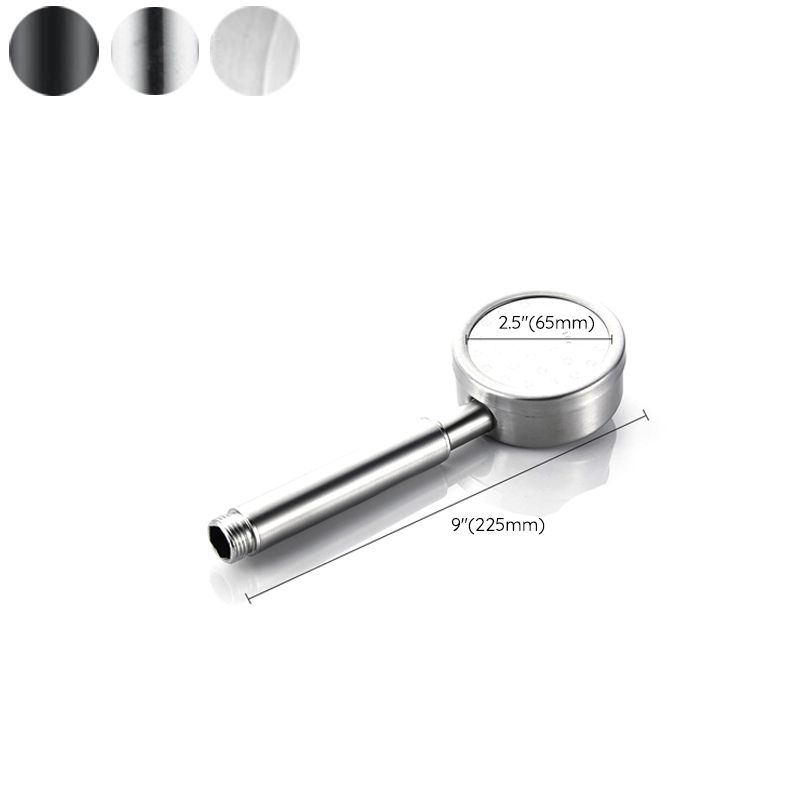 Lisslune | Modern Shower Head Stainless Steel Round Metal Handheld Shower Head