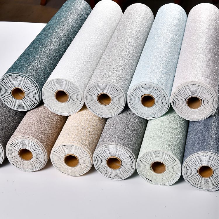 Lisslune | Modern Tin Back Wall Cladding Texture Linen Roll Wall Ceiling Panel