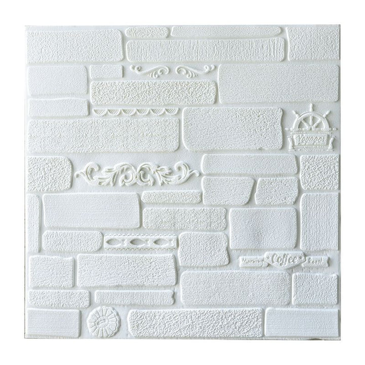 Lisslune | Modern Wall Covering Peel and Stick Brick 3D Print Waterproof Wall Panel