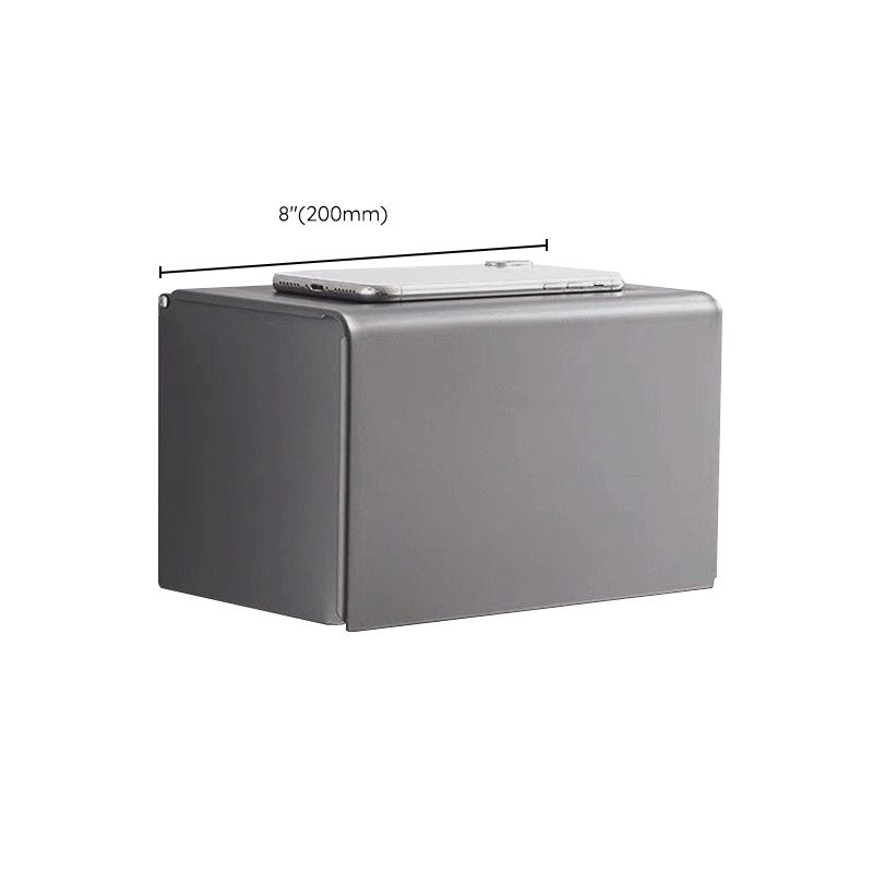 Lisslune | Matt gray bathroom accessory set bathroom shelf/towel holder & paper holder included