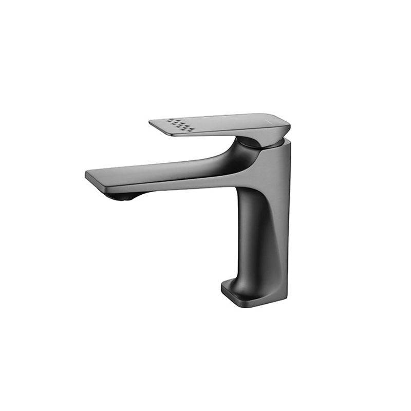 Lisslune | Modern Bathroom Faucet Brass Deep Arc Lever Handle with Faucet Hose